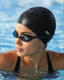 Шапочка для плавания для длинных волос Aqua-Sport Bubble Cap — фото 2