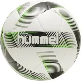 Мяч футбольный Hummel Storm FB бело-чёрно-зелёный — фото 2