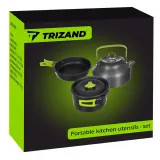 Набор туристической посуды Trizand 18 в 1 с котелком и сковородой XL — фото 3