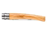 Opinel Нож складной с узким клинком, рукоять из оливкового дерева No.10 — фото 2