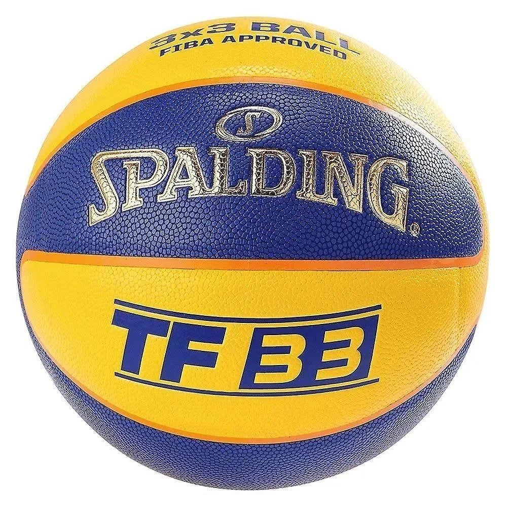 Мяч баскетбольный Spalding TF-33 желто-синий, размер 6