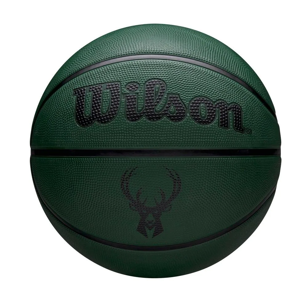 Мяч баскетбольный Wilson NBA Team Tribute Solid Milwaukee Bucks, размер 5