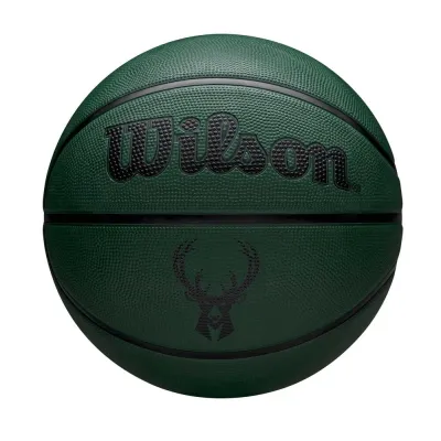 Мяч баскетбольный Wilson NBA Team Tribute Solid Milwaukee Bucks, размер 5