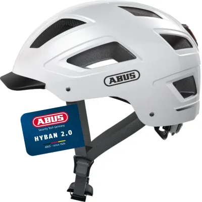 Шлем велосипедный Abus Hyban 2.0 белый