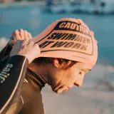 Шапочка для плавания силиконовая Buddyswim CSW белая — фото 3