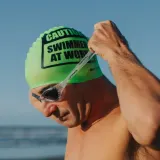 Шапочка для плавания силиконовая Buddyswim CSW белая — фото 4