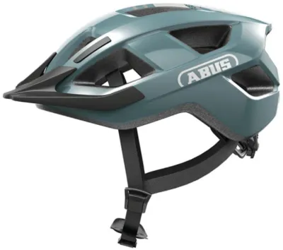 Шлем велосипедный городской Abus Aduro 3.0 LED голубой ледниковый