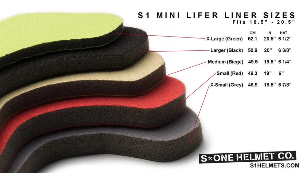 Комплект подкладок для шлема S-One Sizing Liners Lifer