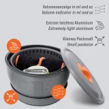 Набор туристической посуды Esbit Alcohol Cookset 2,35 л — фото 4