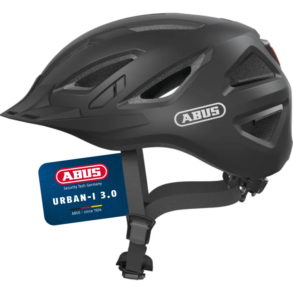 Шлем велосипедный Abus Urban-I 3.0 чёрный, арт. 06079356