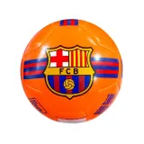 Мяч футбольный FC Barcelona оранжевый флуоресцентный размер 5 — фото 2