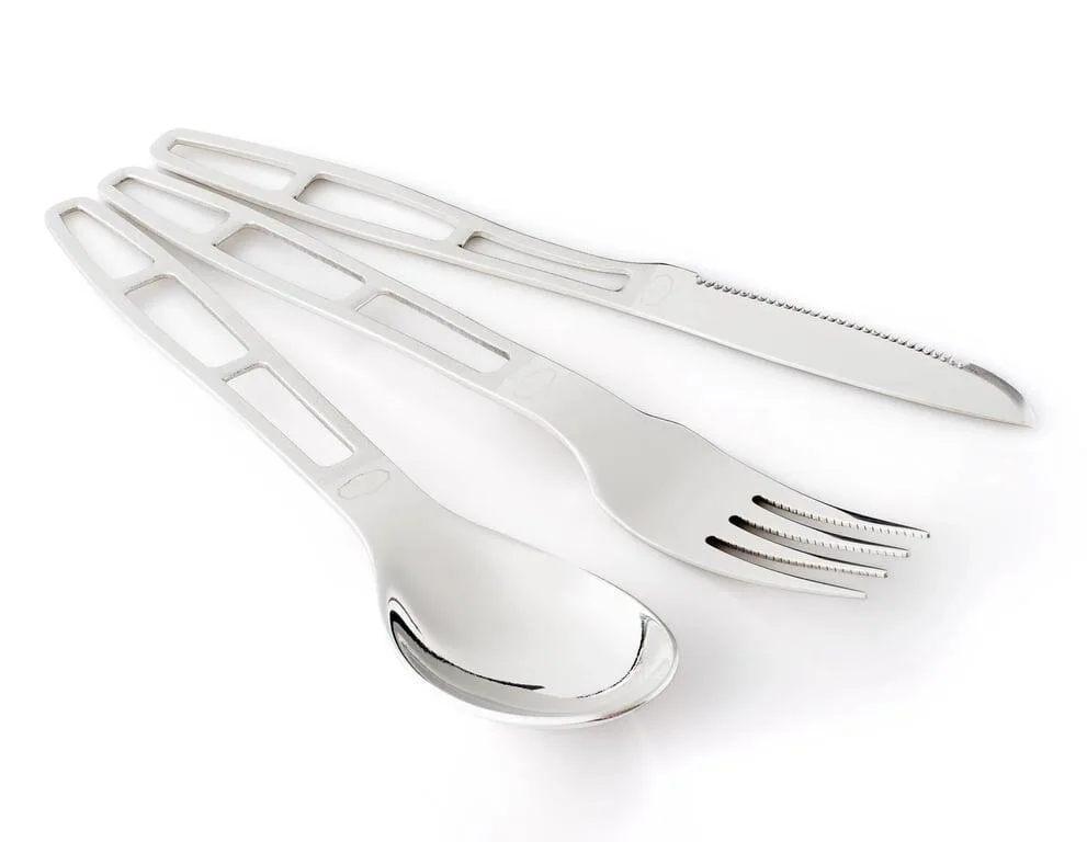 Набор столовых приборов GSI Outdoors Glacier Stainless, 3 предмета