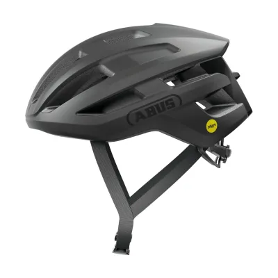Шлем велосипедный шоссейный Abus PowerDome Mips, черный
