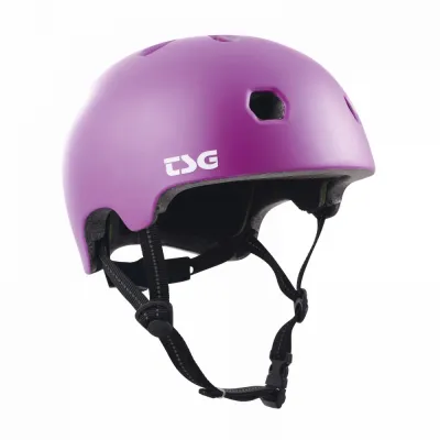 Шлем TSG Meta Solid Color, сатиновый фиолетовый