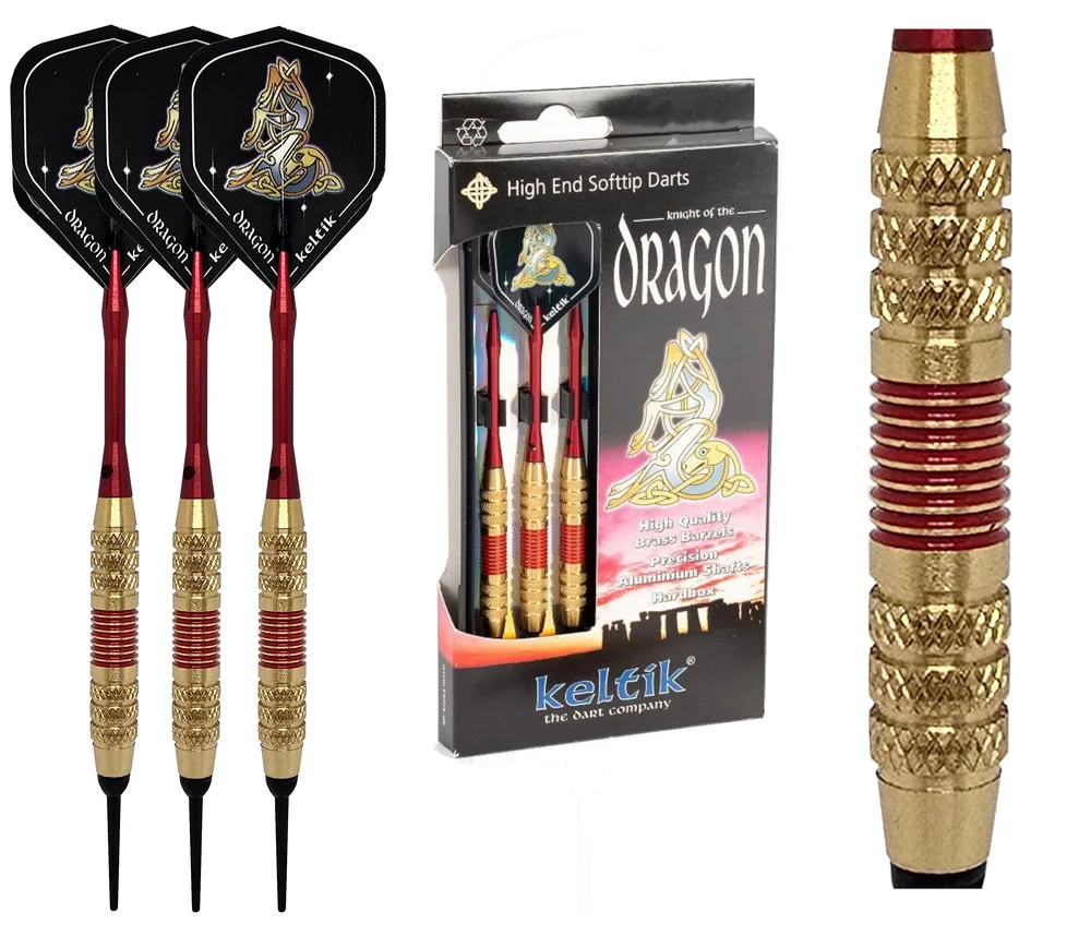 Дротики с мягким наконечником Keltik Dragon Red 18 г