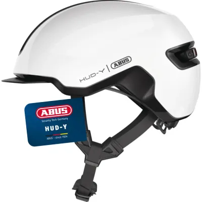 Шлем велосипедный Abus Hud-Y, белый