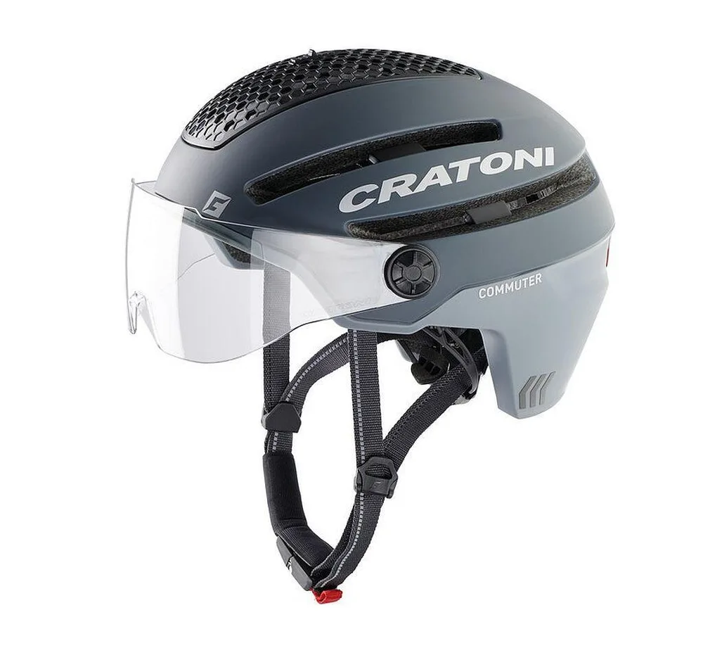 Шлем велосипедный Cratoni Commuter серый матовый