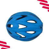 Шлем велосипедный Pro Sport Lights матовый синий для взрослых — фото 6