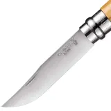 Нож складной Opinel Inox Lux Olive No.08 из нержавеющей стали с чехлом — фото 5