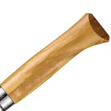 Нож складной Opinel Inox Lux Olive No.08 из нержавеющей стали с чехлом — фото 6