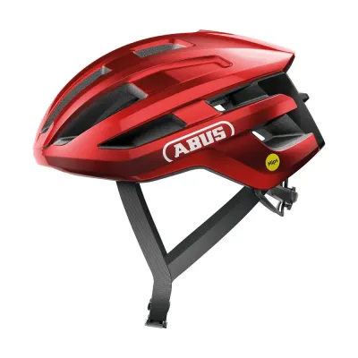 Шлем велосипедный шоссейный Abus PowerDome MIPS красный