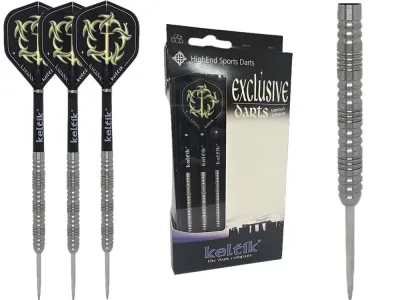 Дротики для дартса Keltik Corvin Steeldart 20 г Silver, 90 процентов вольфрама