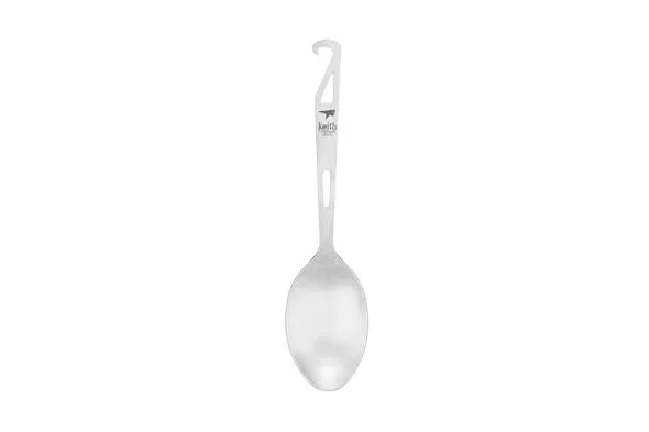 Ложка титановая KEITH Titanium Spoon with Bottle Opener