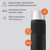 Термос Esbit Sculptor Vacuum Flask with Sleeve 1 л, чёрный — фото 3