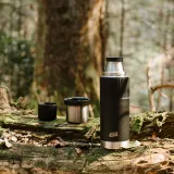 Термос Esbit Sculptor Vacuum Flask with Sleeve 1 л, чёрный — фото 7
