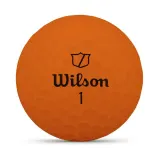 Мячи для гольфа Wilson Duo Soft, 12 штук, Оранжевый — фото 3