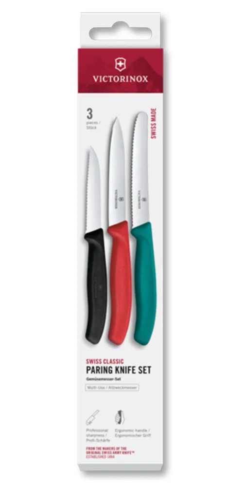 Набор из 3 цветных ножей Victorinox Swiss Classic