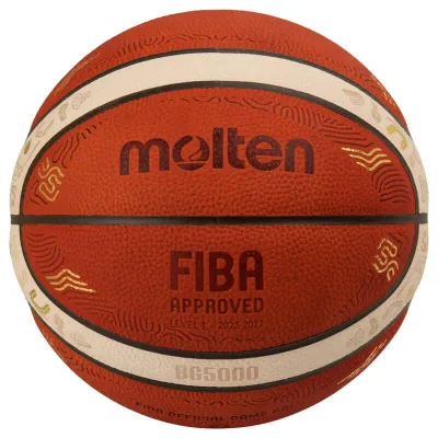 Мяч баскетбольный Molten B7G5000 FIBA EuroBasket 2025, натуральная кожа, размер 7