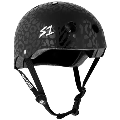 Шлем S-ONE Lifer Black On Black Leopard Matte