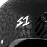 Шлем S-ONE Lifer Black On Black Leopard Matte — фото 3