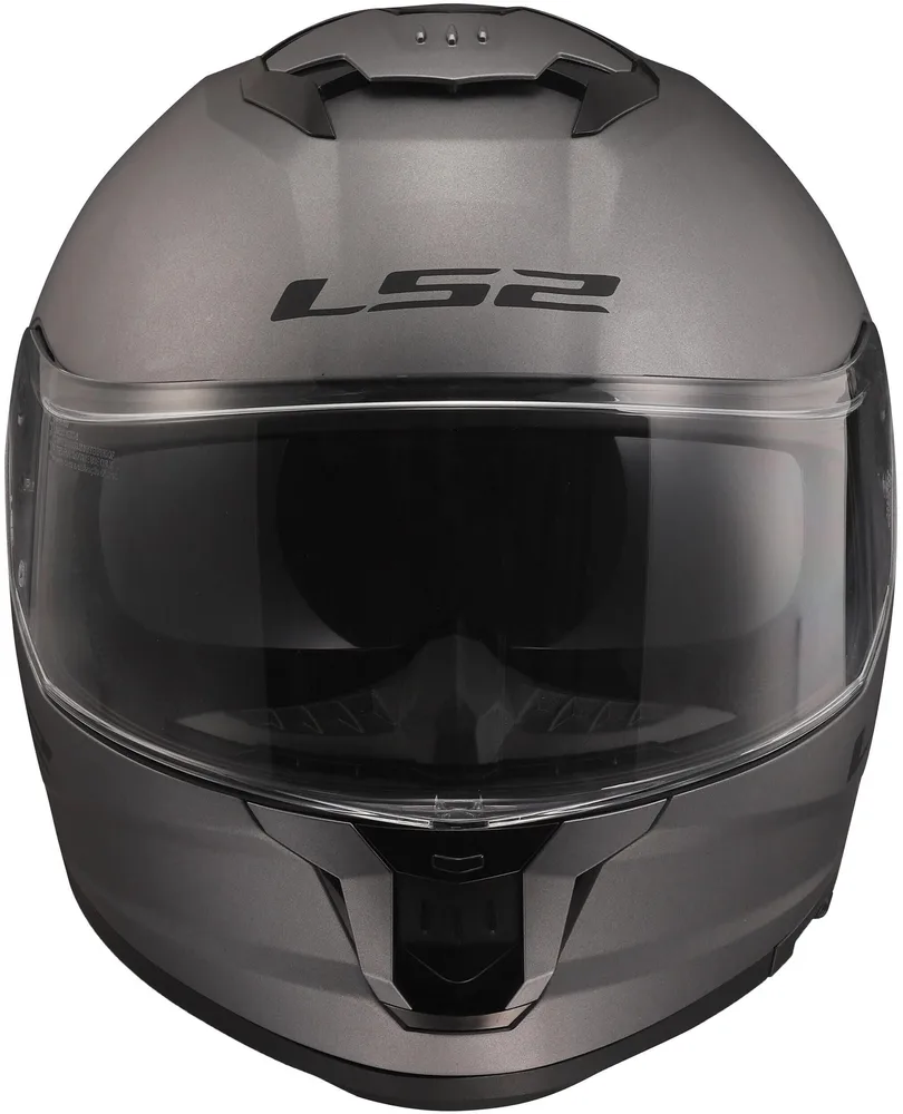 L2S Шлем мотоциклетный интегральный LS2 FF808 Stream II Solid Nardo Grey, размер M