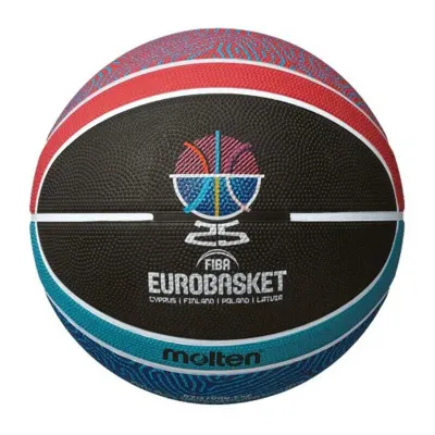 Мяч баскетбольный Molten B7G2000-E5Z FIBA EuroBasket 2025, реплика, размер 7