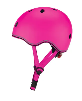 Шлем детский Globber GO UP Lights розовый