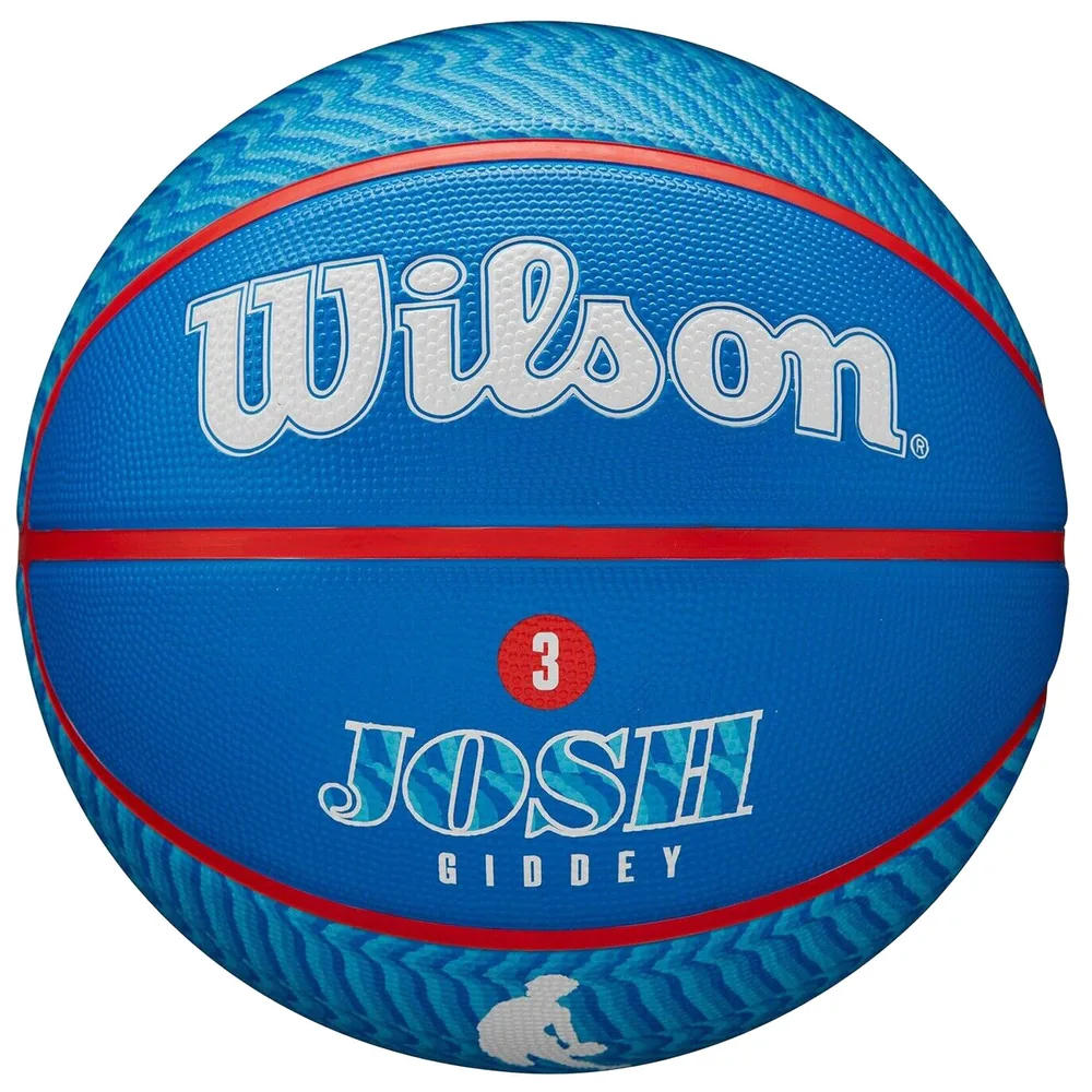 Мяч баскетбольный Wilson NBA Josh Giddey Player Icon, размер 7