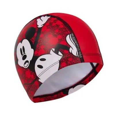 Шапочка для плавания детская тканевая Speedo Polyester Junior Printed Pace Cap