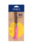 Нож складной детский My First Opinel No.7 Fuchsia сталь-бук — фото 2