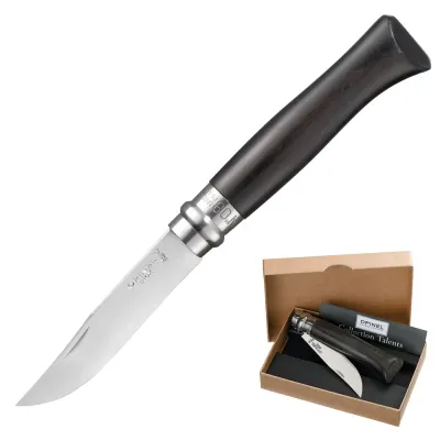 Opinel Нож складной Luxury с рукоятью из чёрного дерева No.08