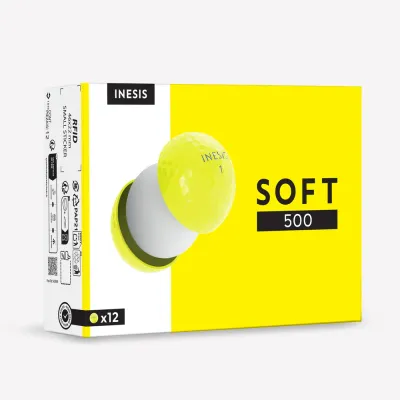Мячи для гольфа Inesis Soft 500, 12 штук