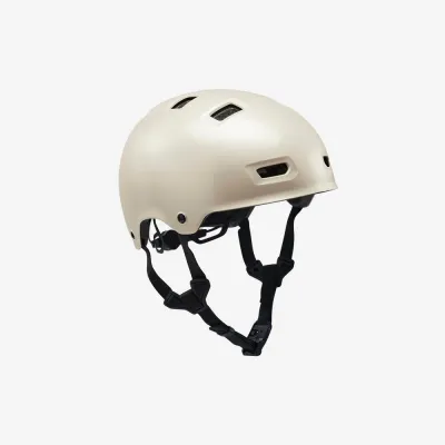 Btwin Шлем для роликов, скейтборда и самоката MF540 бежевый