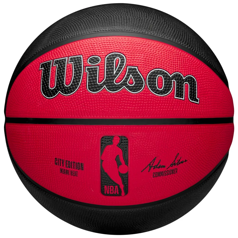 Мяч баскетбольный Wilson NBA Team City Edition Miami Heat Out Ball размер 7