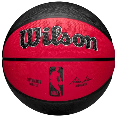 Мяч баскетбольный Wilson NBA Team City Edition Miami Heat Out Ball размер 7