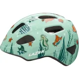 Шлем велосипедный детский Lazer Pnut 2.0 KinetiCore Sealife зеленый — фото 3