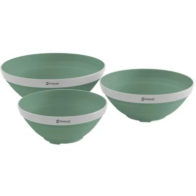 Миски туристические Outwell Collaps Bowl Set, складные, зелёные
