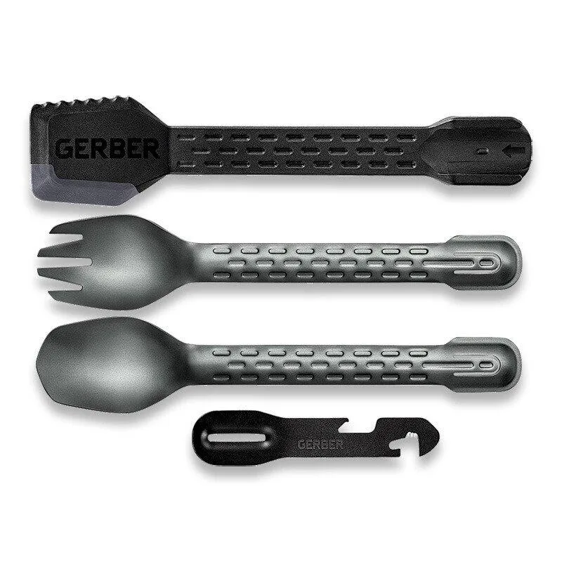 Набор туристических приборов Gerber ComplEAT Flat Onyx Spork