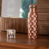 Медная бутылка для воды Bodhi 800 мл Ornaments — фото 6