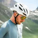 Велосипедные очки Julbo Density зелёные, линзы Reactiv 1-3 Light Amplifier — фото 7